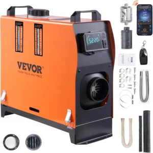 8KW Diesel Heater All in One, Diesel Air Heater with Bluetooth App Control