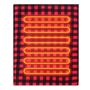 Car Electric Heated Blanket Heated Blanket Mattress 9 Adjustable Temperature 12V Electric Pad Heater Auto-off for Car Camping