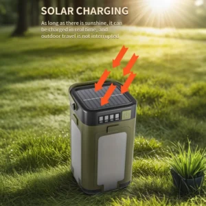 Solar Camping Light Power Bank Rechargeable Lantern